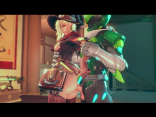 genji and mercy | overwatch