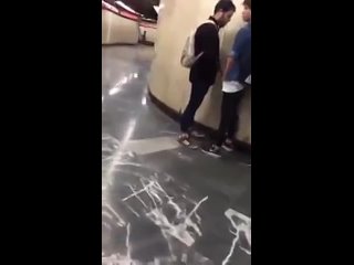 fucked the guys on camera in the subway